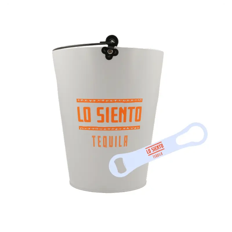 Ice bucket and bottle opener